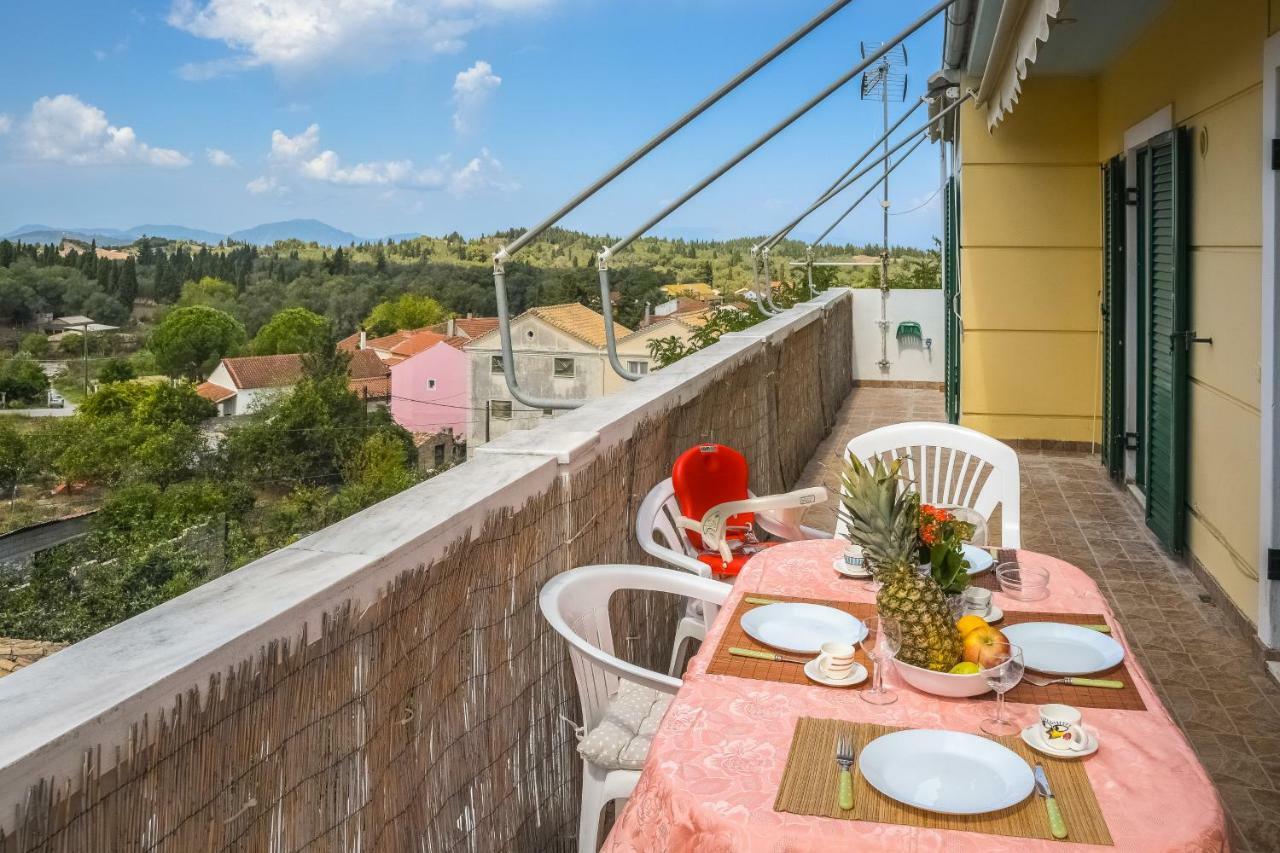 Modern Flat With Beautiful Views In South Of Corfu Apartman Lefkími Kültér fotó